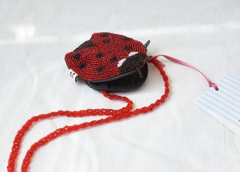 LADYBUG BEADED BAG | てんとう虫バッグ - Little Lemonade Days