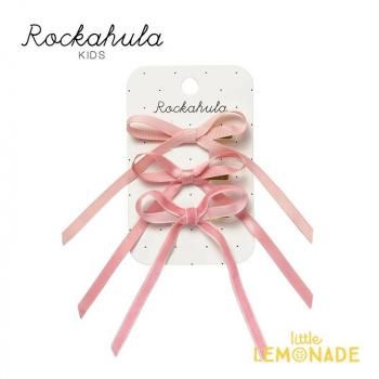 <img class='new_mark_img1' src='https://img.shop-pro.jp/img/new/icons1.gif' style='border:none;display:inline;margin:0px;padding:0px;width:auto;' />Rockahula KidsVery Cutesy Long Bow Clips-PINK  (H2461P)  ԥ󥯷 󥰥ܥ 3ĥå ˸ԥ إ꡼ AW25