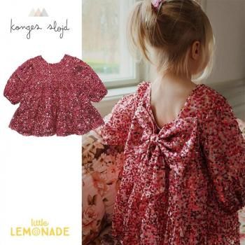 <img class='new_mark_img1' src='https://img.shop-pro.jp/img/new/icons1.gif' style='border:none;display:inline;margin:0px;padding:0px;width:auto;' />Konges Sloejd  LILA SEQUINS BOW DRESS 2/3/4/5-6С SPARKLING SANGRIA ɥ쥹 KS103858 AW25 KTZ