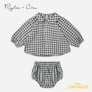 <img class='new_mark_img1' src='https://img.shop-pro.jp/img/new/icons1.gif' style='border:none;display:inline;margin:0px;padding:0px;width:auto;' />RyleeCru NELLIE SET (6-12/12-18)  NAVY CHECK ֥饦&֥ 岼å  RC572NSUQ AW25 KTZ