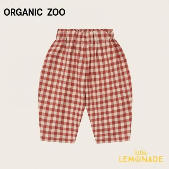 Paprika Gingham Carrot Pants | オーガニック - Little