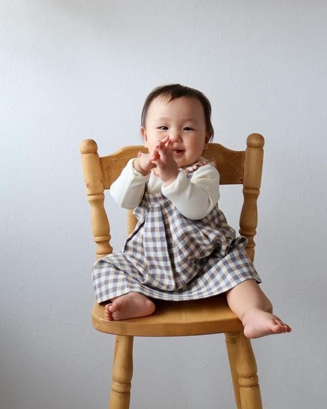 うさたま Shoreline Gingham Tribe Skirt | オーガニック・ズー - Little