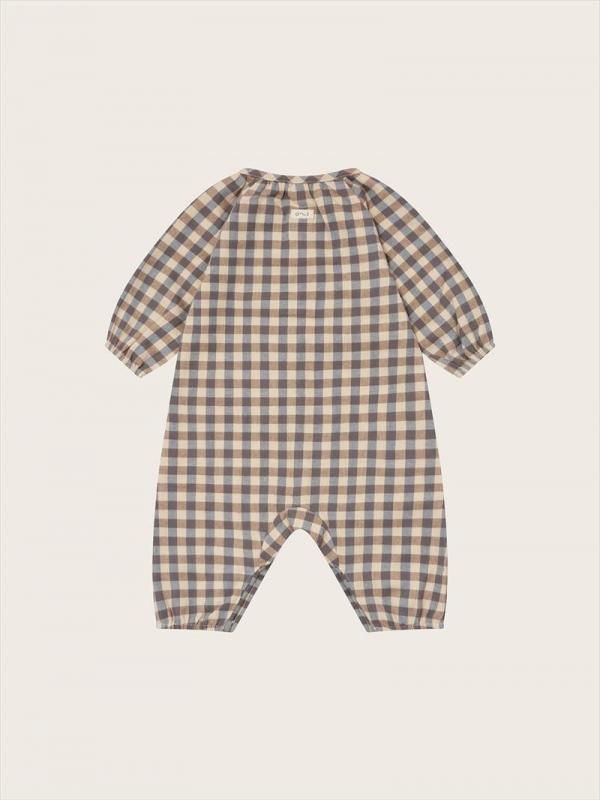 Shoreline Gingham Onesie | organic zoo - Little Lemonade