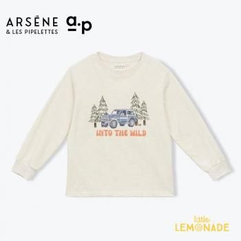 <img class='new_mark_img1' src='https://img.shop-pro.jp/img/new/icons1.gif' style='border:none;display:inline;margin:0px;padding:0px;width:auto;' />ARSENE ET LES PIPELETTES  Into The Wild T-shirt Bio (4/6)  GARRIS T H25GT16 AW25 KTZ