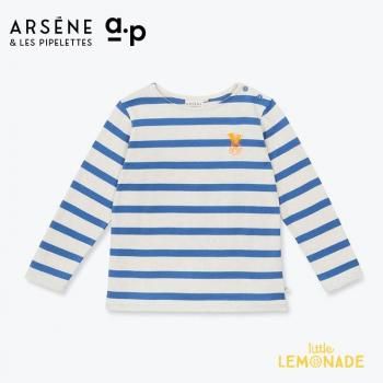 <img class='new_mark_img1' src='https://img.shop-pro.jp/img/new/icons1.gif' style='border:none;display:inline;margin:0px;padding:0px;width:auto;' />ARSENE ET LES PIPELETTES  Striped Shirt Bio (3/4/6)  CHARLY T H24GT01 AW25 KTZ