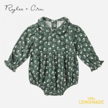 <img class='new_mark_img1' src='https://img.shop-pro.jp/img/new/icons1.gif' style='border:none;display:inline;margin:0px;padding:0px;width:auto;' />RyleeCru CORA ROMPER (6-12/12-18) GREEN DITSY ѡ RC350MICK AW25 KTZ