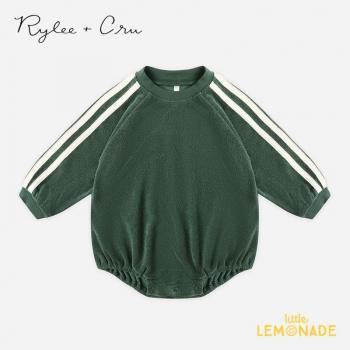 <img class='new_mark_img1' src='https://img.shop-pro.jp/img/new/icons1.gif' style='border:none;display:inline;margin:0px;padding:0px;width:auto;' />RyleeCru CREWNECK ROMPER  (6-12/12-18) GREEN ѡ RC399MICK AW25 KTZ