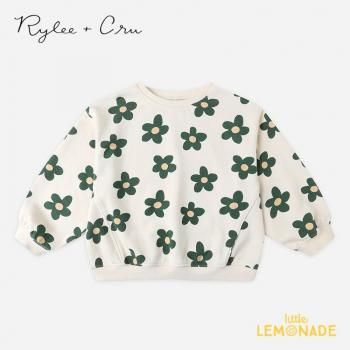 <img class='new_mark_img1' src='https://img.shop-pro.jp/img/new/icons1.gif' style='border:none;display:inline;margin:0px;padding:0px;width:auto;' />RyleeCru OVERSIZED SWEATSHIRT (12-18/2-3/4-5) DAISY åȥȥåץ RC599CASA AW25 KTZ