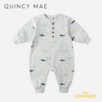 <img class='new_mark_img1' src='https://img.shop-pro.jp/img/new/icons1.gif' style='border:none;display:inline;margin:0px;padding:0px;width:auto;' />Quincy MaeRELAXED FLEECE JUMPSUIT (6-12/12-18) NARWHALS ץ AW25 QM455KORB KTZ
