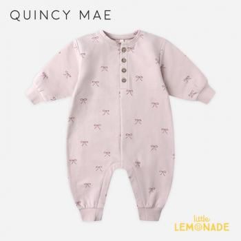 <img class='new_mark_img1' src='https://img.shop-pro.jp/img/new/icons1.gif' style='border:none;display:inline;margin:0px;padding:0px;width:auto;' />Quincy Mae RELAXED FLEECE JUMPSUIT (6-12/12-18) BOWS ץ AW25 QM455STIL KTZ