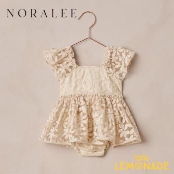 <img class='new_mark_img1' src='https://img.shop-pro.jp/img/new/icons1.gif' style='border:none;display:inline;margin:0px;padding:0px;width:auto;' />NORALEE MARGOT ROMPER (6/12)  EMBROIDERED DAISY ѡ NL135SKPT AW25
