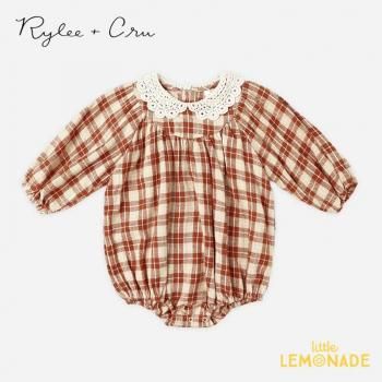 <img class='new_mark_img1' src='https://img.shop-pro.jp/img/new/icons1.gif' style='border:none;display:inline;margin:0px;padding:0px;width:auto;' />RyleeCru HEIDI ROMPER (6-12/12-18)   RED PLAID ѡ RC782MRNW AW25