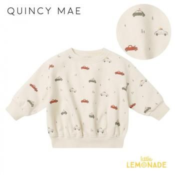 <img class='new_mark_img1' src='https://img.shop-pro.jp/img/new/icons1.gif' style='border:none;display:inline;margin:0px;padding:0px;width:auto;' />Quincy Mae RELAXED FLEECE SWEATSHIRT (6-12/12-18/18-24/2-3/4-5) CARS ȥ졼ʡ AW25 QM454ARTX