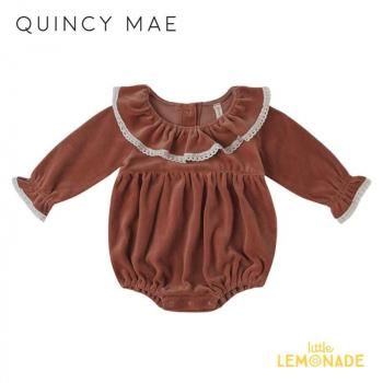 <img class='new_mark_img1' src='https://img.shop-pro.jp/img/new/icons1.gif' style='border:none;display:inline;margin:0px;padding:0px;width:auto;' />Quincy Mae WENDY ROMPER (6-12/12-18) CRANBERRY ѡ AW25 QM587FORE