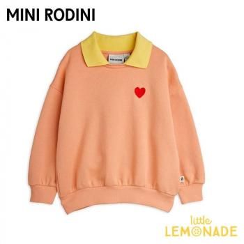 <img class='new_mark_img1' src='https://img.shop-pro.jp/img/new/icons1.gif' style='border:none;display:inline;margin:0px;padding:0px;width:auto;' />【Mini Rodini】 Heart emb collar sweatshirt  【92/98・104/110】 長袖トップス (2612012628) SS26pre KTZ