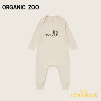 <img class='new_mark_img1' src='https://img.shop-pro.jp/img/new/icons1.gif' style='border:none;display:inline;margin:0px;padding:0px;width:auto;' />ͽ  organic zoo Undyed Milk Playsuit (3-6/6-12) ץ쥤 UPLMK AW25