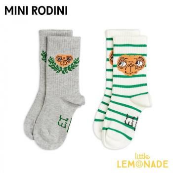 <img class='new_mark_img1' src='https://img.shop-pro.jp/img/new/icons1.gif' style='border:none;display:inline;margin:0px;padding:0px;width:auto;' />Mini Rodini E.T 2-pack socks 20/23(12-14cm)24/27(14-16cm)28/31(16-18cm) 2586010000 SS26pre KTZ