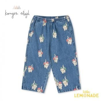 <img class='new_mark_img1' src='https://img.shop-pro.jp/img/new/icons1.gif' style='border:none;display:inline;margin:0px;padding:0px;width:auto;' />Konges Sloejd  MAGOT SLIT PANTS GOTS (12,3) BOW KITTY DENIM ǥ˥ ѥ ͥ  KS105173 AW25