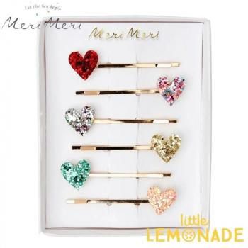 <img class='new_mark_img1' src='https://img.shop-pro.jp/img/new/icons1.gif' style='border:none;display:inline;margin:0px;padding:0px;width:auto;' />Meri Meri  Glitter Heart Hair Slides 184924 å ϡ إԥ󥻥å إ꡼