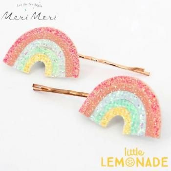 <img class='new_mark_img1' src='https://img.shop-pro.jp/img/new/icons1.gif' style='border:none;display:inline;margin:0px;padding:0px;width:auto;' />Meri Meri Glitter Rainbow Hair Slides 187801 å 쥤ܡ إԥ2ĥå