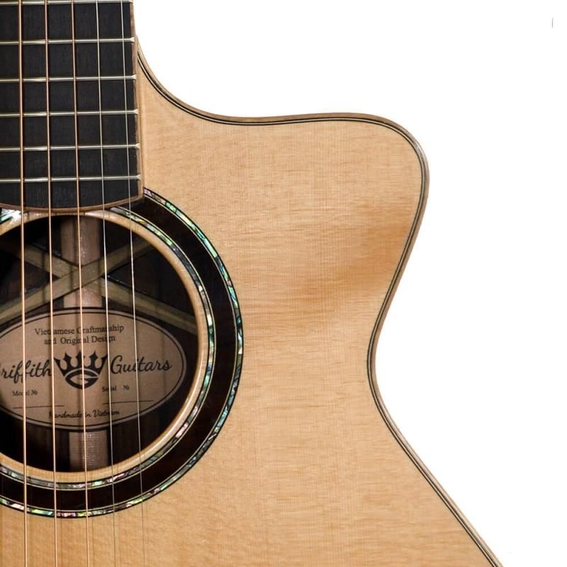 Model:GFPC201 Ziricote - Griffith Guitars Online Shop Model:GFPC201 Ziricote - Griffith Guitars Online Shop