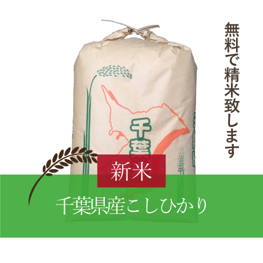 千葉県産こしひかり 玄米 25kg｜カントリーライス・スズキ