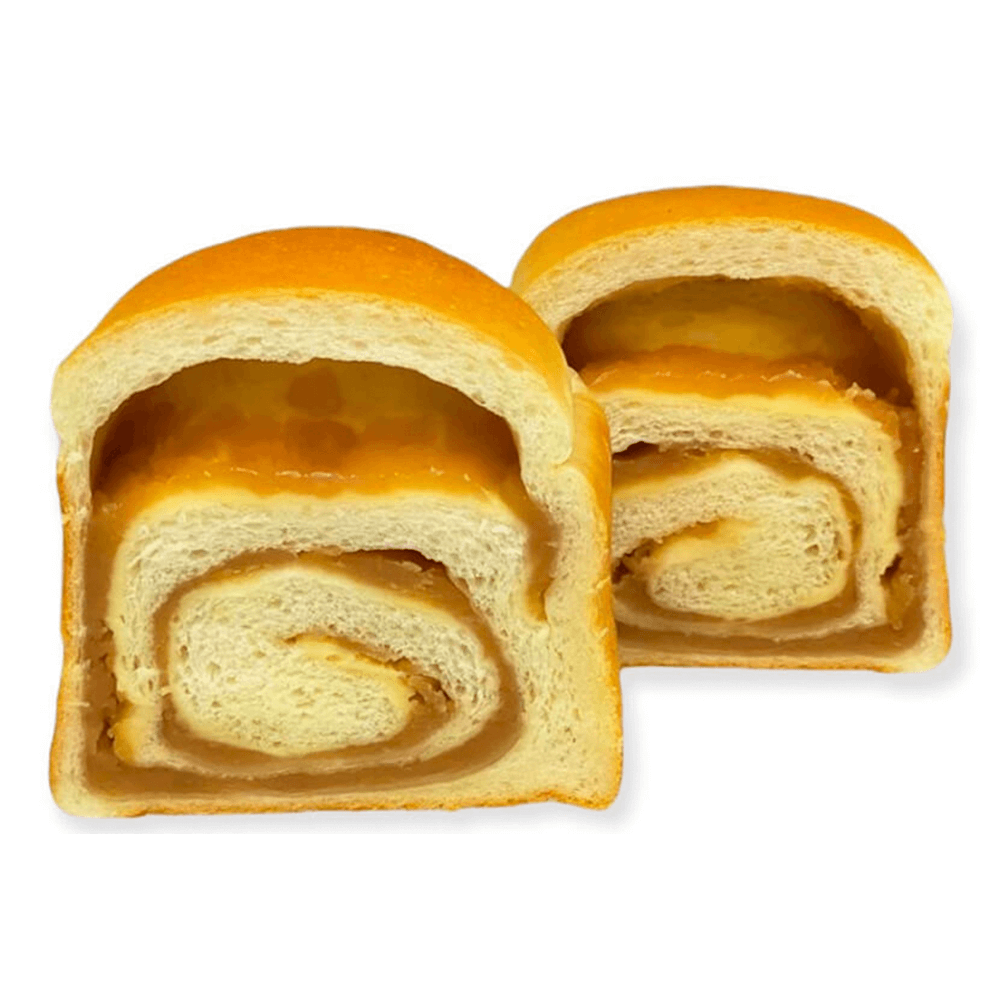 神戸麦の星 食パン シナモンりんごチーズクリームパン　半斤サイズ【パン以外の商品との同時購入不可】