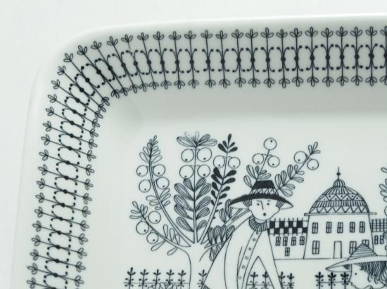 アラビア　エミリア　スクエアプレート　飾り皿北欧ヴィンテージ食器　ヴィンテージ 172245695_o3.jpg?