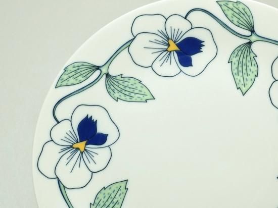 シルヴィア・レウショヴィウ　ロールストランド　小皿　花　北欧ヴィンテージ Rorstrand/ロールストランド/Sylvia Leuchovius/シルヴィア