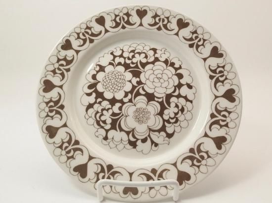 Vintage品】アラビア ARABIA ガーデニア Gardenia プレート 17cm