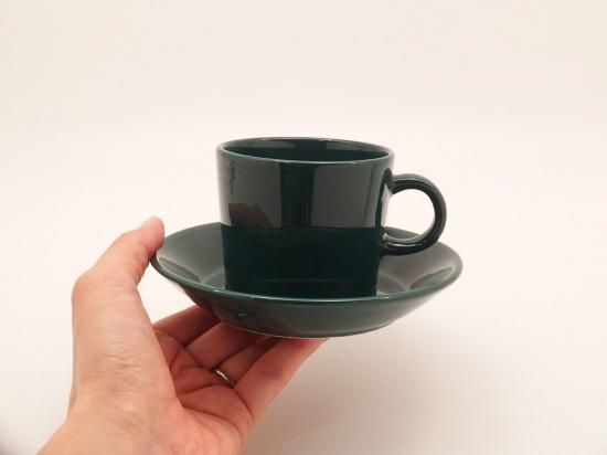 ARABIA／TEEMA／コーヒーカップ&ソーサー（グリーン） ARABIA Teema コーヒーカップ＆ソーサー/220 ml グリーン1