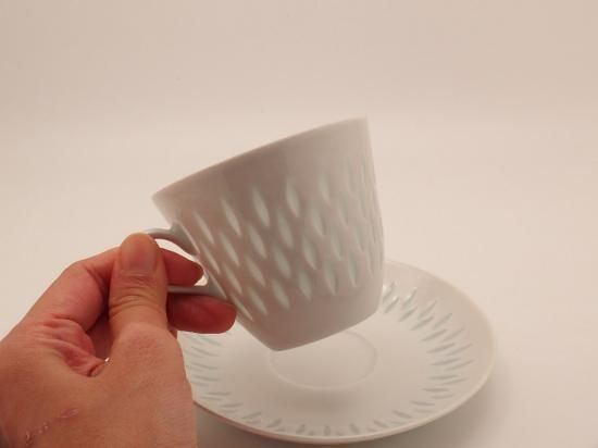 ARABIAアラビアRiisiリーシ Rice/ライス コーヒーカップ&ソーサー ARABIA（アラビア）／Riisi（リーシ）／カップ＆ソーサーセット