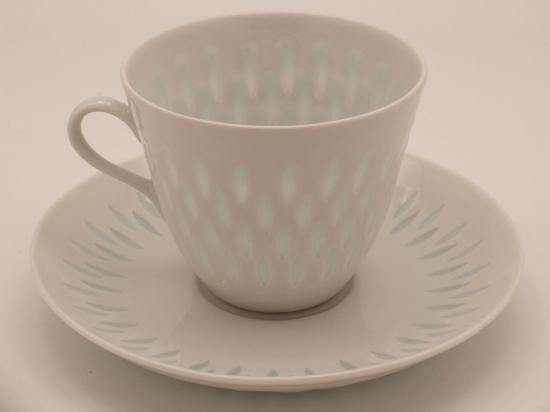 ARABIA Rice/Riisi コーヒーカップ＆ソーサー ① Friedl Holzer