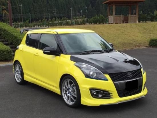 スイフト用トヨシマクラフト製 クーリングFRPボンネット