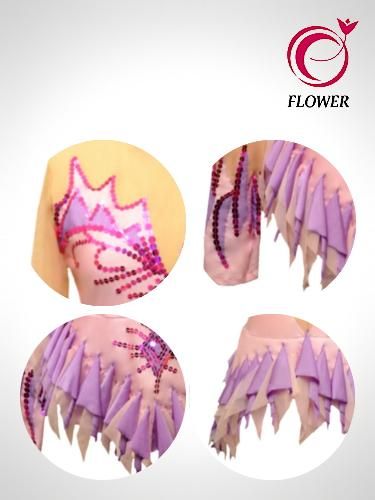 競技用レオタード | FR15-FE03 | 新体操レオタード・フラワー