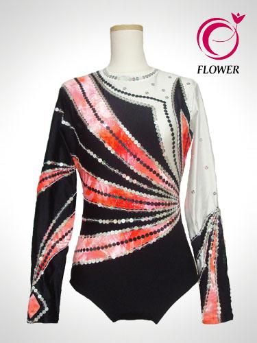 すぐ発送❗️新体操競技用レオタード　　　　682 すぐ発送❗️新体操レオタード 140 89 - メルカリ