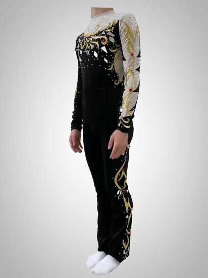 【専用】レオ様 男子競技用レオタード | M24-JU02(装飾付） | 新体操レオタード