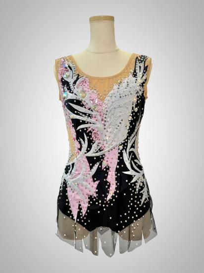 すぐ発送❗️新体操レオタード　　　　　　　　705 競技用レオタード | FR19-JU04(装飾付） | 新体操レオタード・フラワー