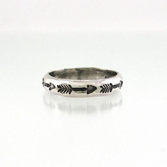 Sunshine　Leaves　ハーフラウンドワイヤーリング サイズあり】ハーフラウンドワイヤーリング アロー By Sunshine