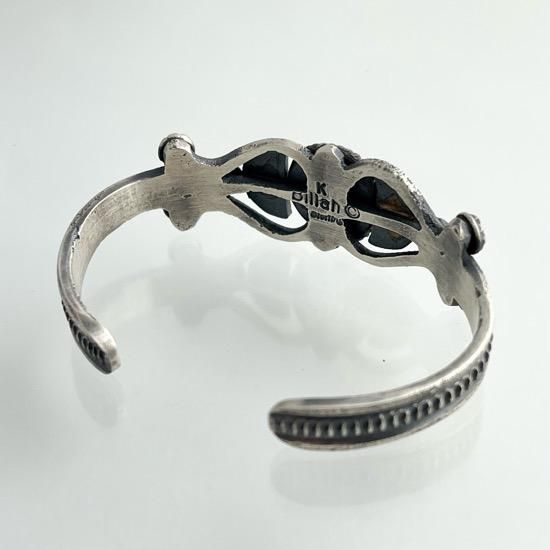 キングマン ターコイズ トルコ石 シルバーバングル ブレスレット