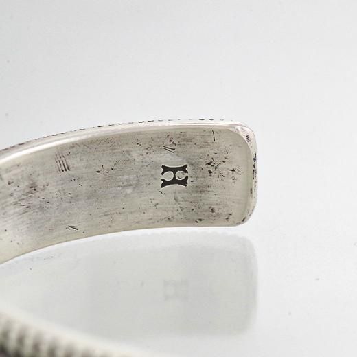 134mm】コインエッジスタンプバングル By Harrison Jim 134mm】コインエッジスタンプバングル By Harrison Jim