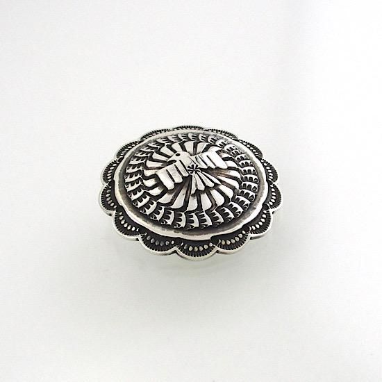 sunshine reeves コンチョ Native American Navajo Sterling Silver Star Concho Pendant