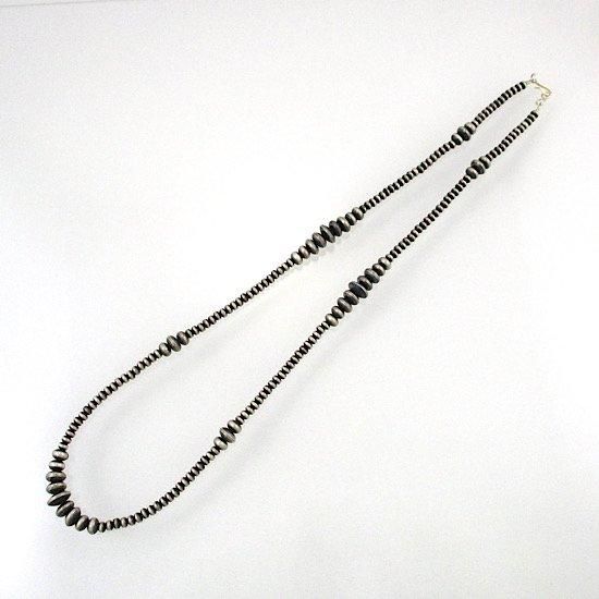 62cm】ナバホビーズネックレス 4-10mm - インディアンジュエリー 62cm】ナバホビーズネックレス 4-10mm - インディアンジュエリー