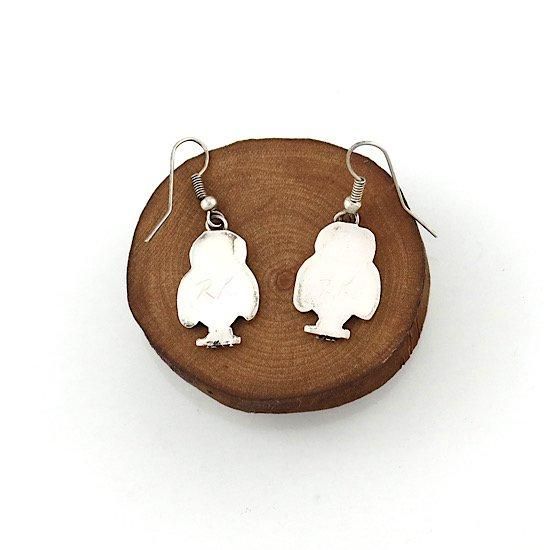 ZUNI フクロウ　ピアス Indian Jewelry FUNNY公式ストア ズニ族 Regina Kallestewa