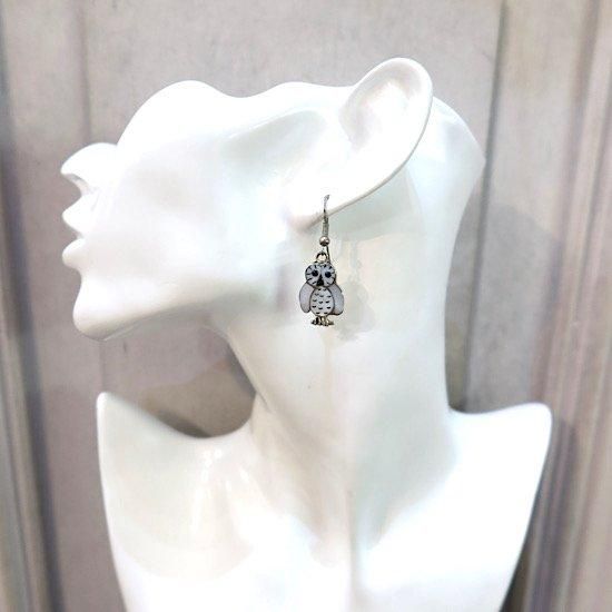 ZUNI フクロウ　ピアス INDIAN JEWELRY - ズニ フクロウ ピアスの通販 by インディアン