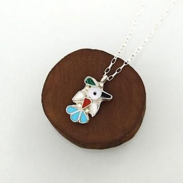 21cm】4mm ナバホビーズブレスレット - インディアンジュエリー