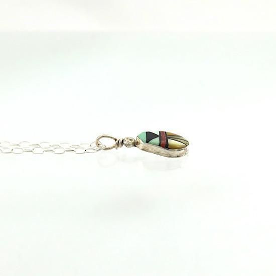 インディアン ジュエリー ズニ  [C.DISHTA] Zuni Charlotte Dishta Inlay Ring - 練馬のインディアン