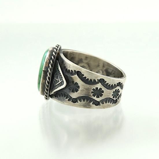 Gary Reeves ターコイズ リング ローンマウンテン 26号 Navajo Gary Reeves Lone Mountain Turquoise Ring - 練馬の