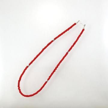 【50cm/60cm】ホワイトハーツネックレス 5mm TypeC