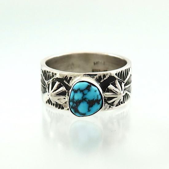 25.5号】ターコイズリング キングマン By Henry Mariano